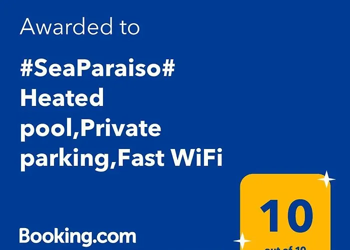 #seaparaiso# Heated Pool,private Parking,fast Wifi *